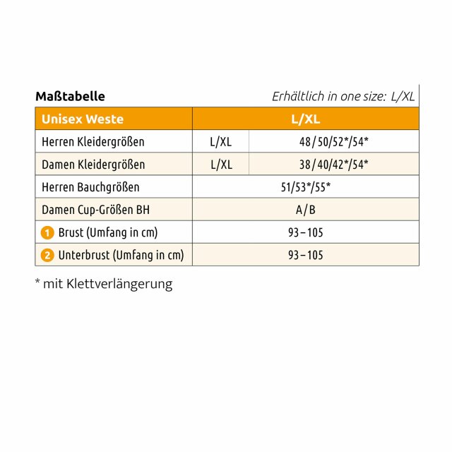 Nachtwaechter Schlafweste L/XL + Seitenschl&auml;fer-Kissen LINA